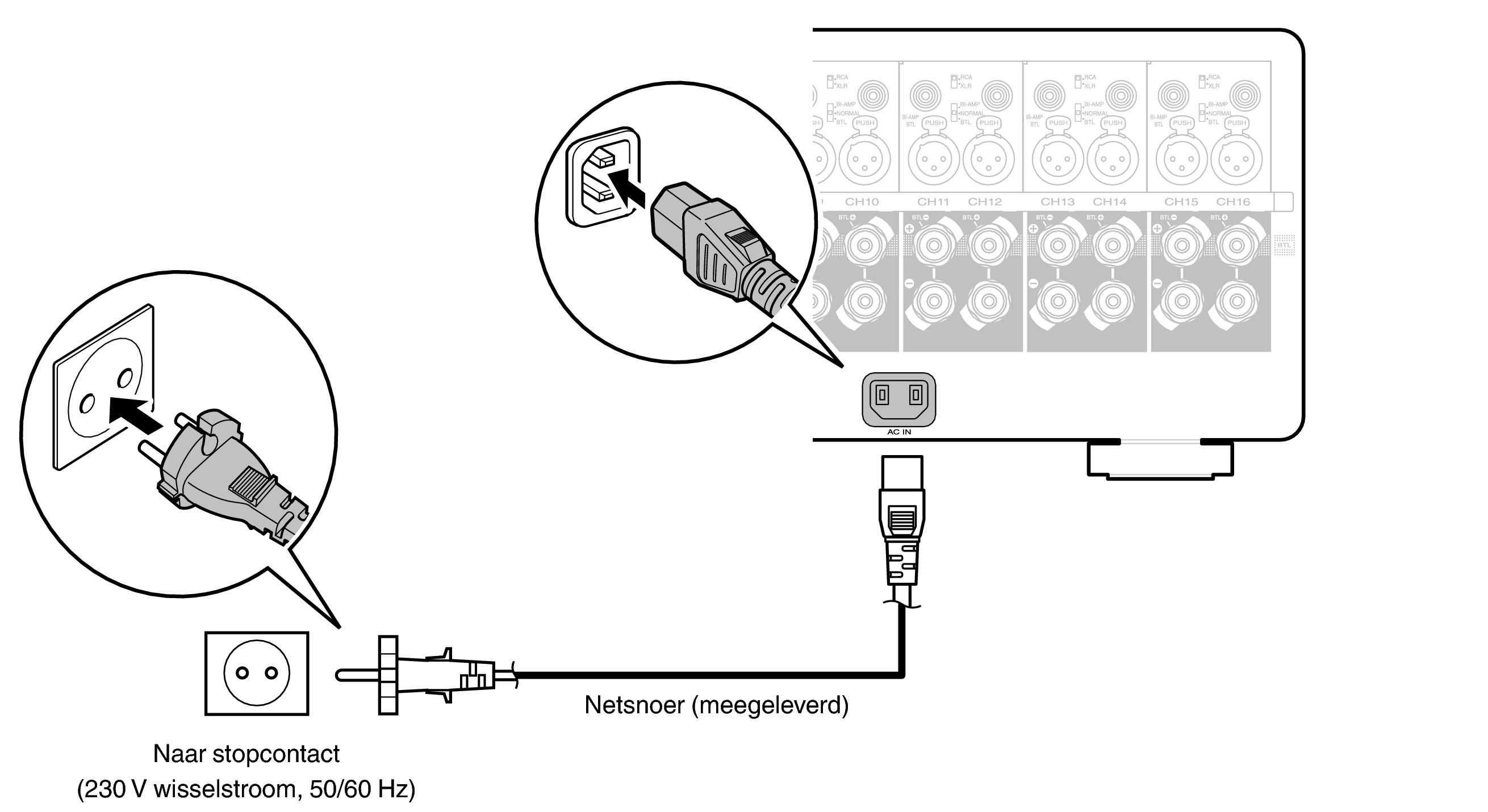 Conne AC AMP10N